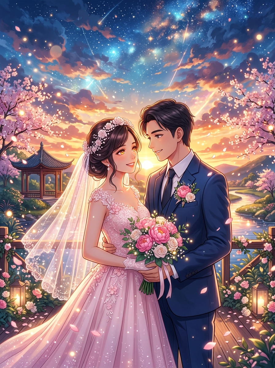 Mẫu thiệp Anime Romance