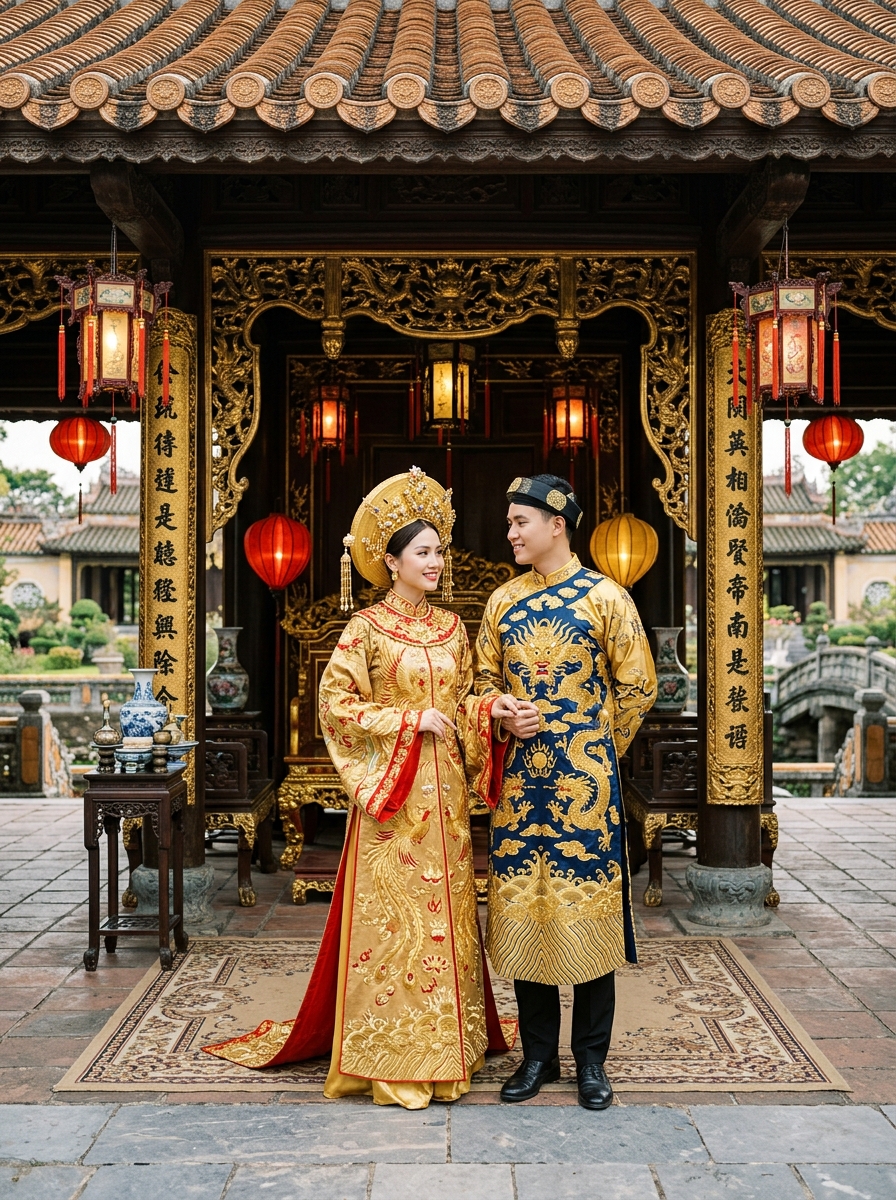 Mẫu thiệp Imperial Royal Gold