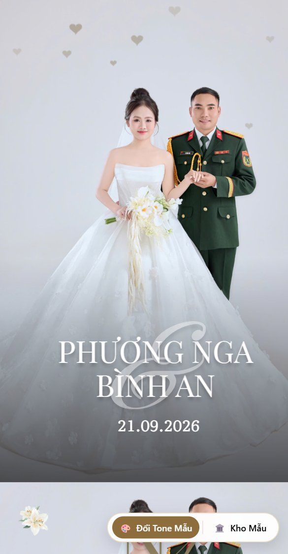Mẫu thiệp Phương Nga